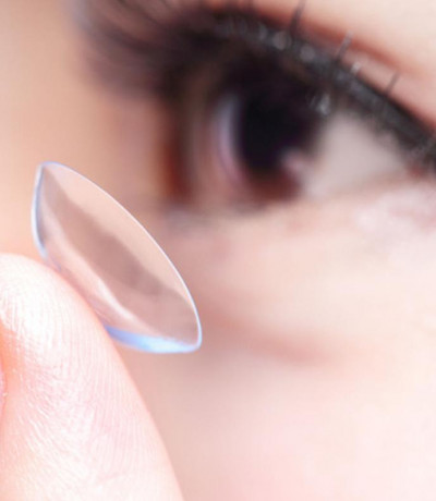 Accueil - accès "Lentilles de contact"